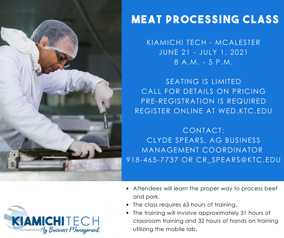 KTC Meat Processing Class
