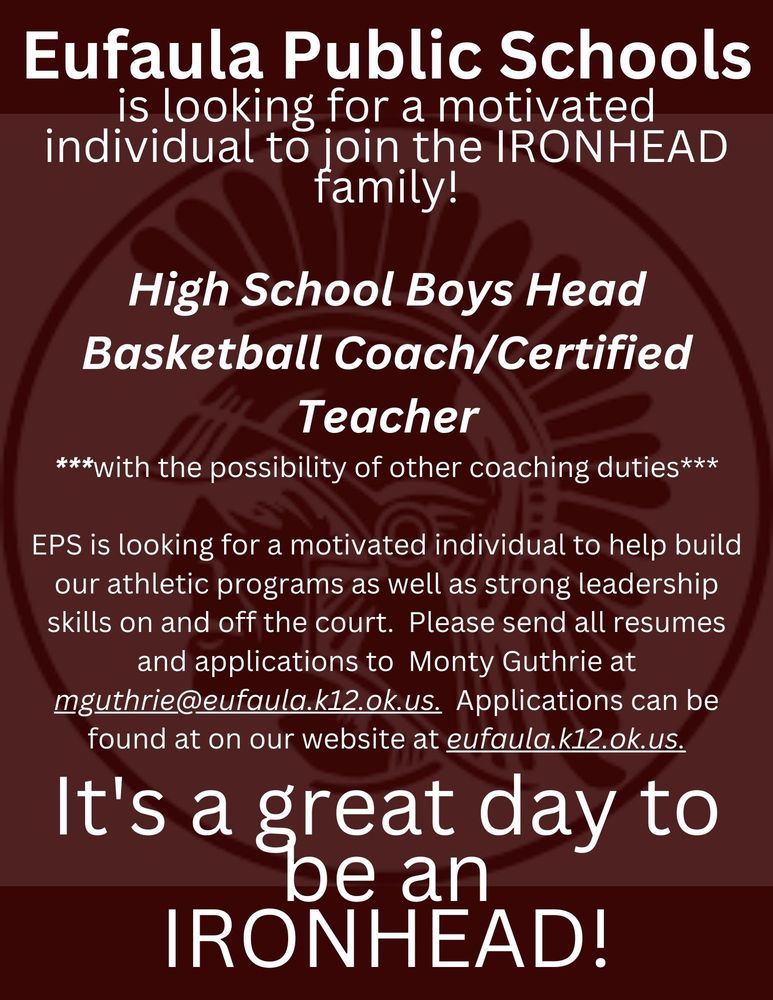 EPS Coaching/Teaching Position