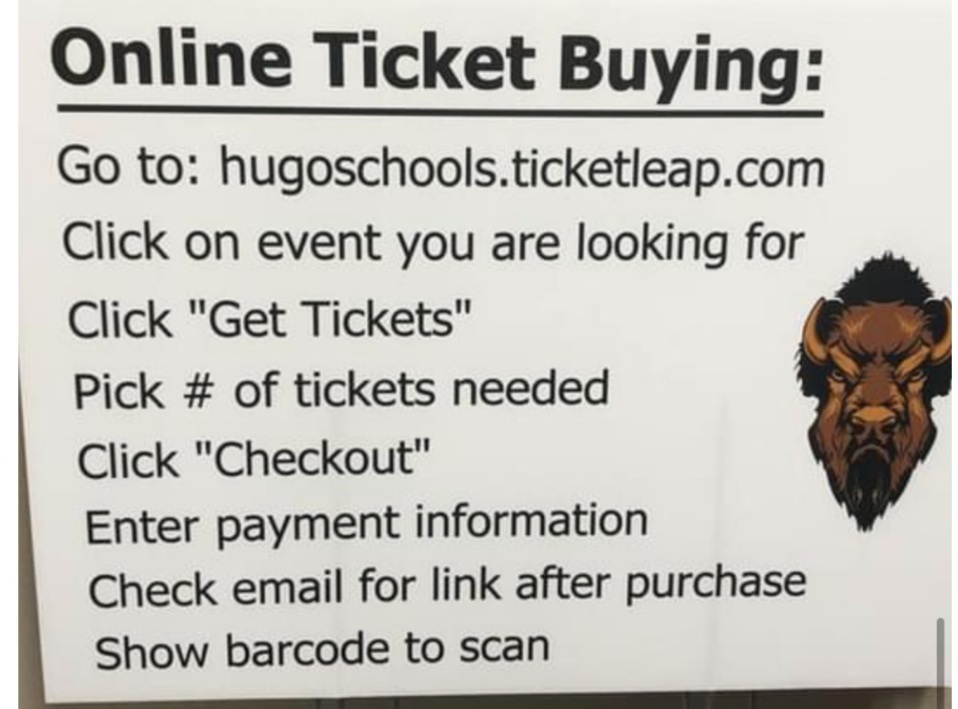 hugo online ticket info